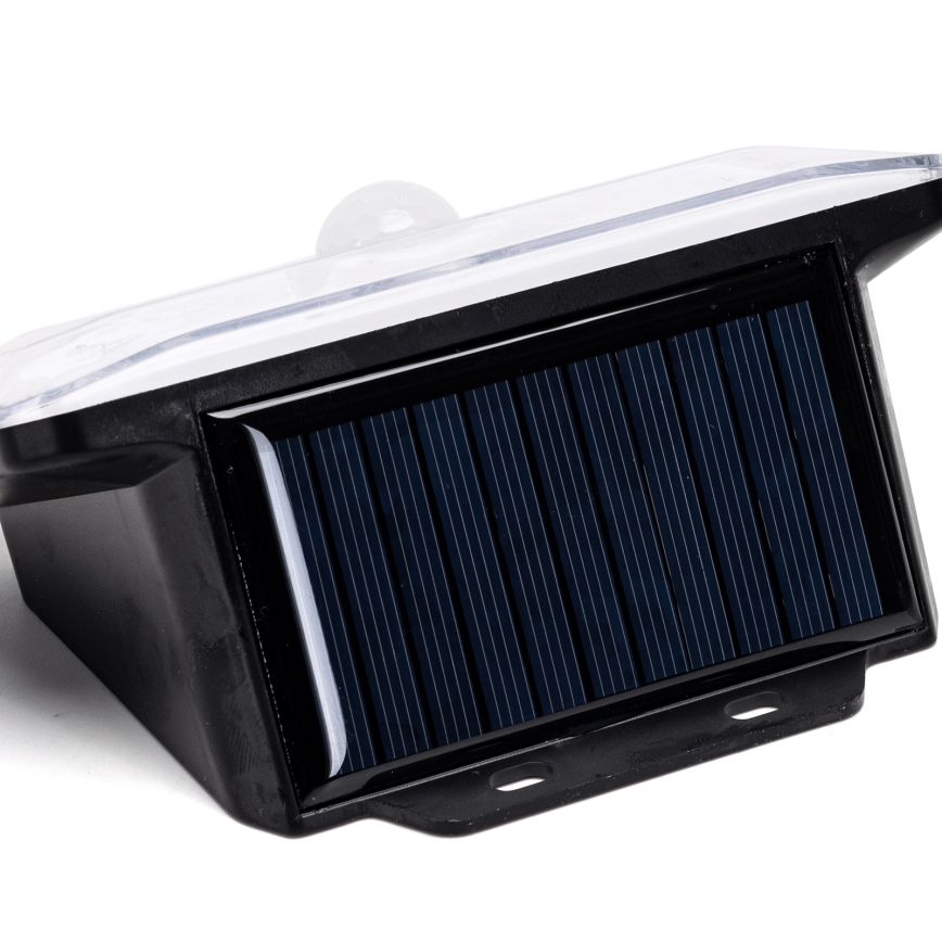 Aigostar - Lampe solaire LED avec capteur LED/3,7V 6500K 500 mAh IP65 noire