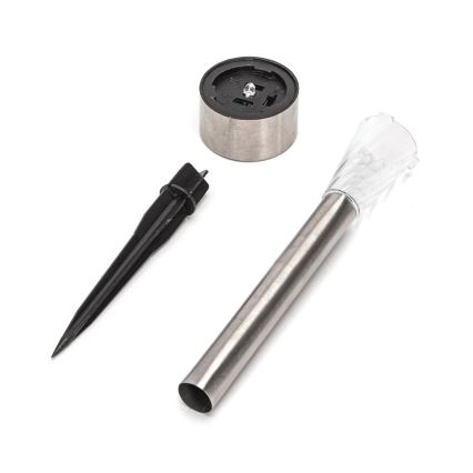 Aigostar - Lampe solaire LED LED/2V IP44 40 mAh chrome mat