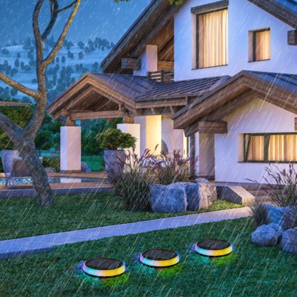 Aigostar - Lampe solaire RGBIC LED/0,6W/3,7V IP65