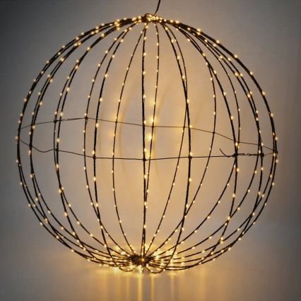 Aigostar - LED Décoration de Noël extérieure 177xLED/3,6W/230V 60 cm IP44 blanc chaud