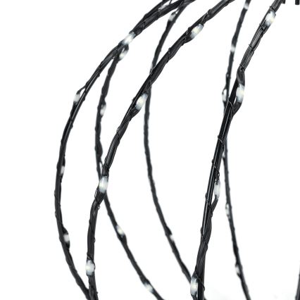 Aigostar - LED Décoration de Noël extérieure 177xLED/3,6W/230V 60 cm IP44 blanc chaud