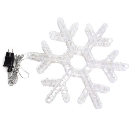 Aigostar - LED Décoration de Noël d'extérieur 540xLED/6W/230V 43 cm IP44 flocon blanc chaud
