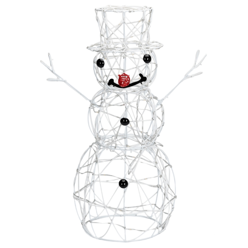 Aigostar - Décoration de Noël extérieure LED/3,6W/31/230V 6500K 60 cm IP44 bonhomme de neige