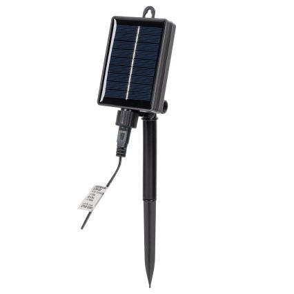 Aigostar - Décoration de Noël solaire LED/0,59W/3,7V 100 cm IP65 130 mAh blanc chaud