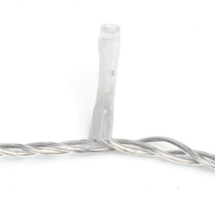 Aigostar - LED guirlande de Noël d'extérieur 200 LED/8 fonctions 13 m IP44 blanc chaud