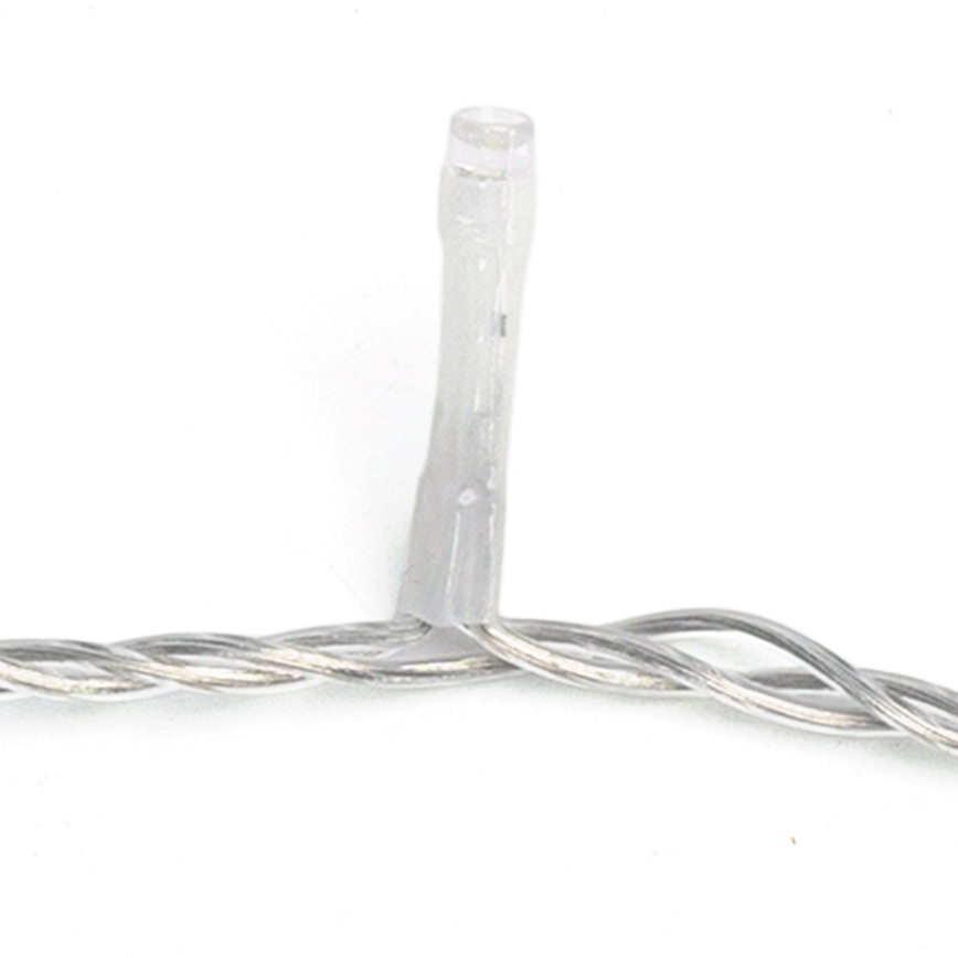 Aigostar - LED guirlande de Noël d'extérieur 200 LED/8 fonctions 13 m IP44 blanc chaud