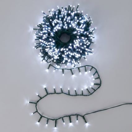 Aigostar - LED guirlande de Noël extérieure 1500xLED/8 fonctions 33m IP44 blanc froid