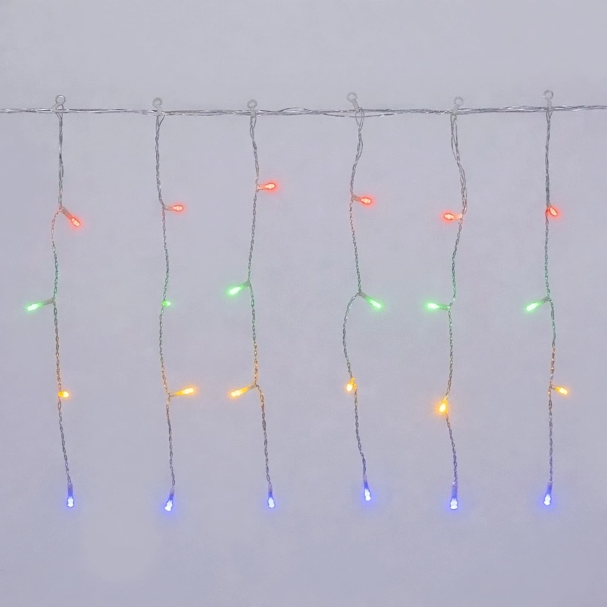 Aigostar - Guirlande de Noël LED extérieure 300 LED / 8 fonctions, 3xAA, 18 x 0,4 m, IP44, multicolore