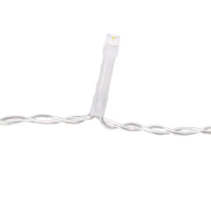 Aigostar - Guirlande de Noël LED extérieure 300 LED / 8 fonctions, 3xAA, 18 x 0,4 m, IP44, multicolore