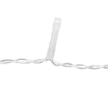 Aigostar - Guirlande lumineuse LED d'extérieur 192xLED/8 fonctions 3xAA 4,5x1,2m IP44 blanc froid