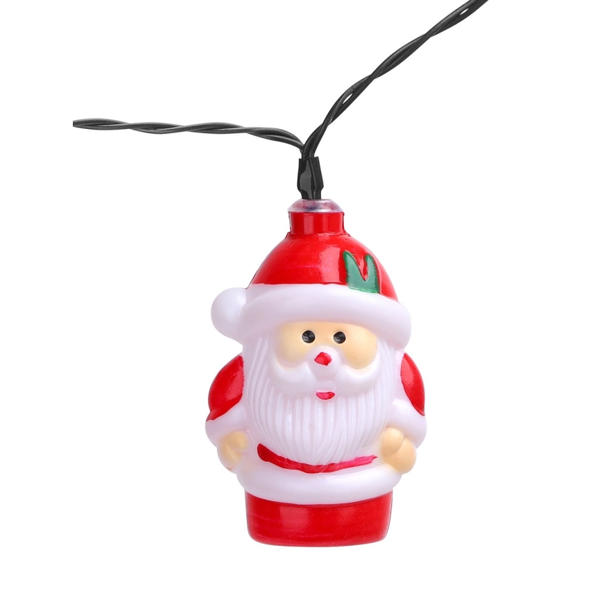 Aigostar - Guirlande solaire LED 10 × LED / 3,8 m, IP44, blanc froid, 400 mAh