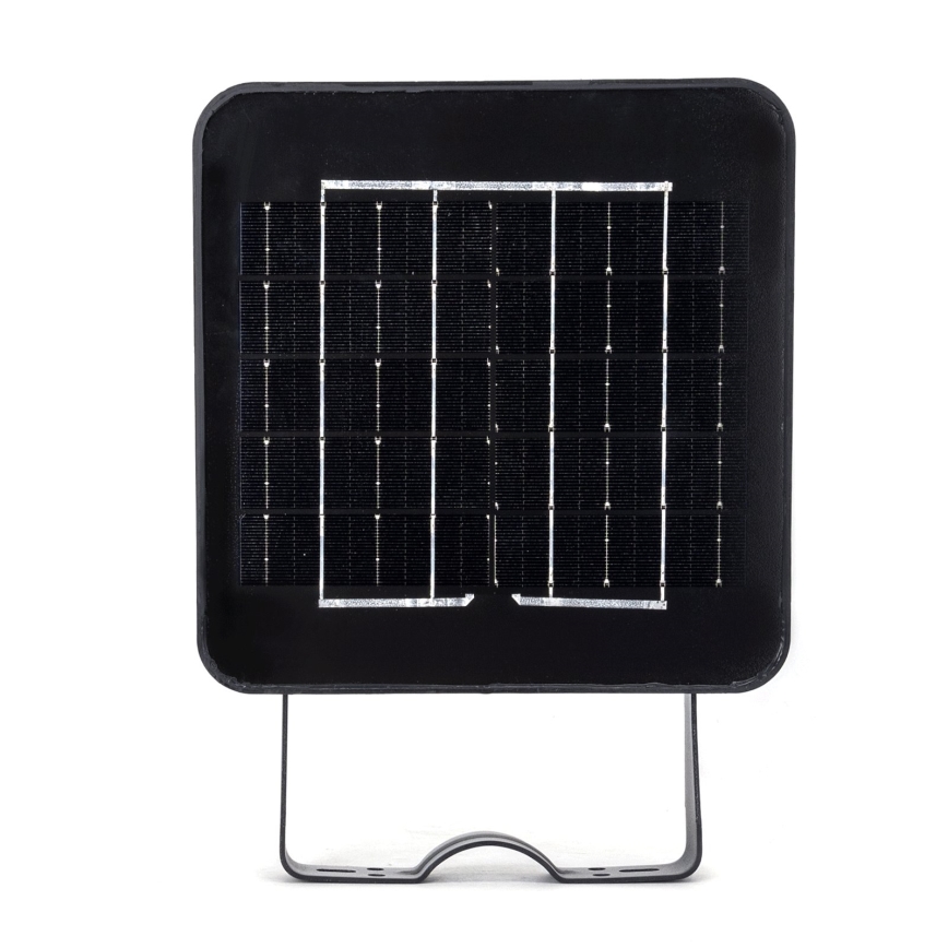 Aigostar - Lampadaire solaire de rue à LED avec capteur LED/50W/3,2V 1000mAh 6500K + télécommande