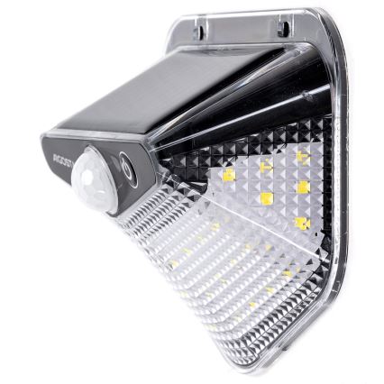 Aigostar - Luminaire solaire LED avec capteur LED/3,7V 6500K 500 mAh IP65 noir