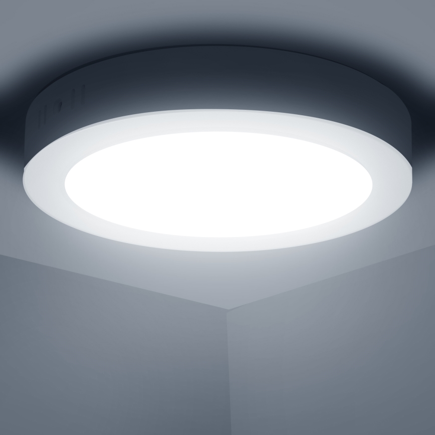 Aigostar - LED Plafonnier LED/12W/230V d. 17,4 cm 6500K blanc