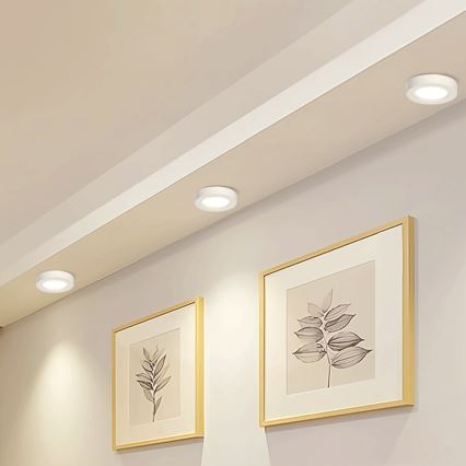 Aigostar - LED Plafonnier LED/18W/230V d. 22,6 cm 4000K blanc