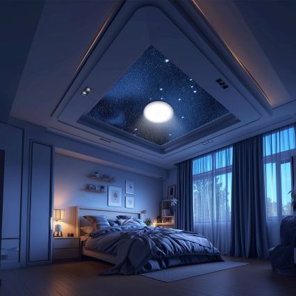 Aigostar - Plafonnier LED dimmable MESH LED/36 W/230 V 3000–6500 K Ø 49,5 cm + télécommande