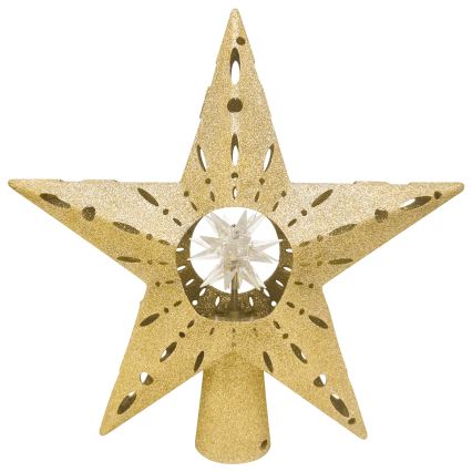Aigostar - Projecteur LED de flocons de neige pour Noël LED/5W/230V multicolore étoile dorée