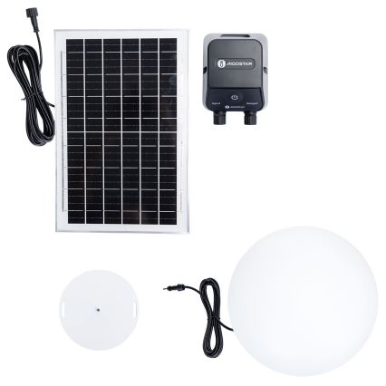 Aigostar - Lampe d'extérieur LED RGBW dimmable MESH LED/35W/3,7V 4000mAh 2700-6500K IP65 Ø 50 cm + télécommande