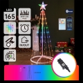 Aigostar - LED RGBICW Décoration de Noël extérieure intelligente MESH 165xLED/230V 1,8m IP44 + télécommande