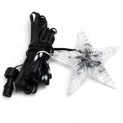 Aigostar - LED RGBICW Guirlande de Noël extérieure intelligente MESH 50xLED 5m IP44 + télécommande