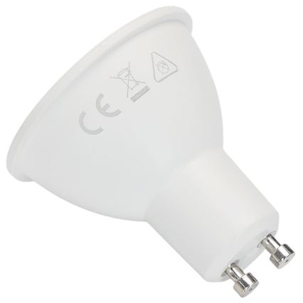 Aigostar - Ampoule LED RGBW dimmable GU10/4,8W/230V 3000K + télécommande