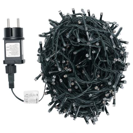 Aigostar - Guirlande lumineuse de Noël d'extérieur LED RGBY, 600 LED, 8 fonctions, 30 m, IP44