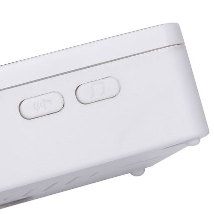Aigostar - LOT 2x Sonnette sans fil 3xAA/12V IP44 blanc/noir