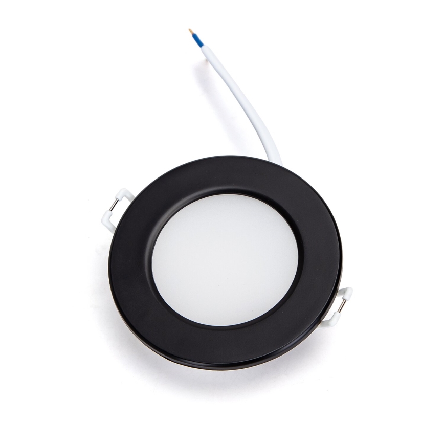 Aigostar - LOT 3x Spot encastrable extérieur LED/4,8W/230V 3000K IP65 noir