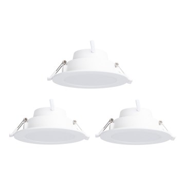 Aigostar - LOT 3x Spot encastrable RGBW à intensité variable MESH LED/9W/230V 2700K-6500K d. 14,5cm
