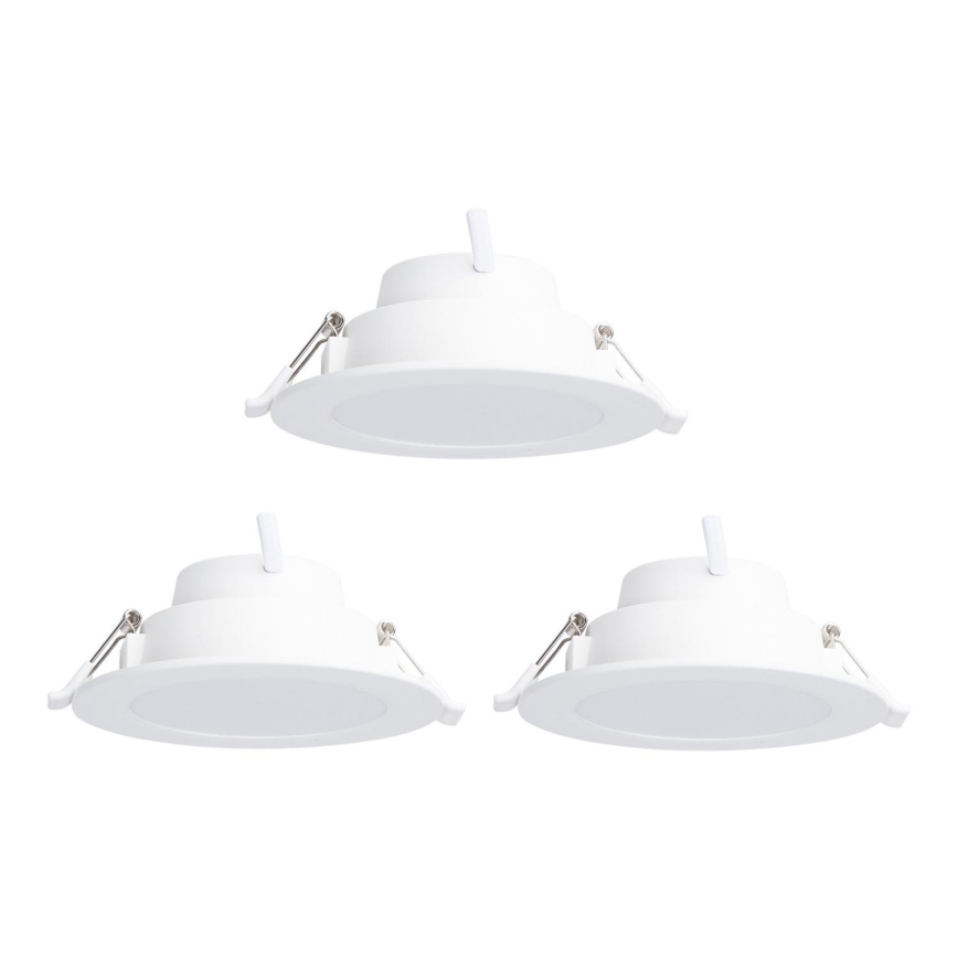 Aigostar - LOT 3x Spot encastrable RGBW à intensité variable MESH LED/9W/230V 2700K-6500K d. 14,5cm