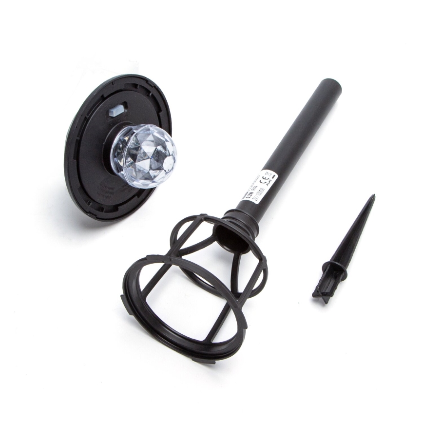 Aigostar - LOT 4x Lampe solaire RGB LED/0,2W/2V IP44