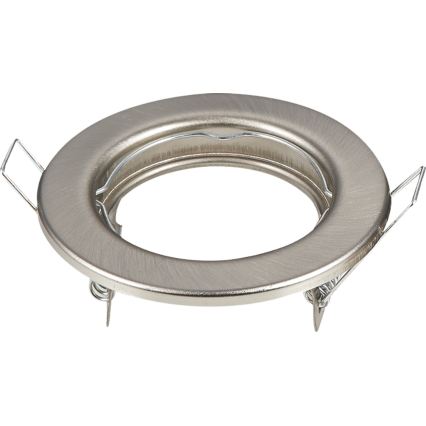 Aigostar - Lot de 2 bagues pour spot encastré GU10 Ø 8 cm chrome mat