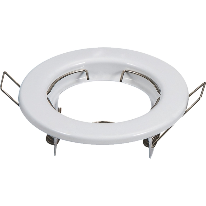 Aigostar - Lot de 2 cadres pour spots encastrables GU10 Ø 8 cm blancs