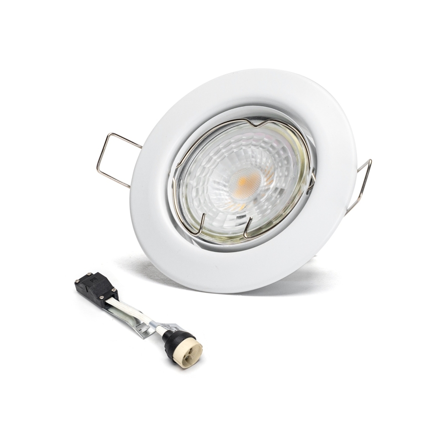 Aigostar - Lot de 3 spots LED encastrables 1x GU10/4,5W/230V 3000 K (blanc chaud)