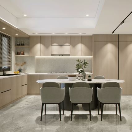 Aigostar - Lot de 3 spots LED encastrables 5 W 230 V 4000 K Ø 8,5 cm blanc