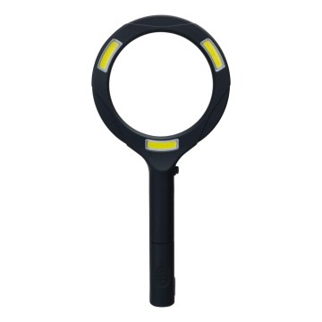 Aigostar - Loupe avec éclairage LED/3W/2xAA IP44