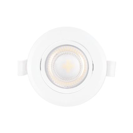 Aigostar - Luminaire encastré LED / 5W / 230V 4000K Ø 8,5 cm blanc