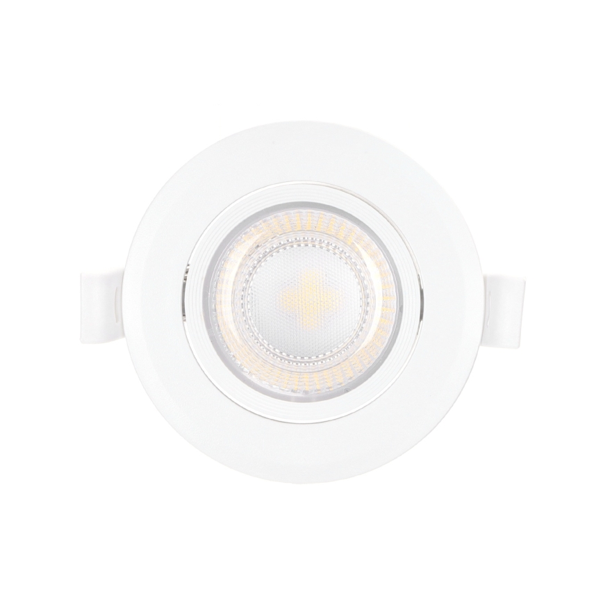 Aigostar - Luminaire encastré LED / 5W / 230V 4000K Ø 8,5 cm blanc