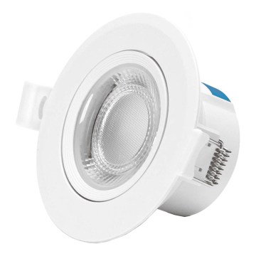 Aigostar - Luminaire encastré LED/7W/230V 3000K Ø 8,5 cm blanc chaud