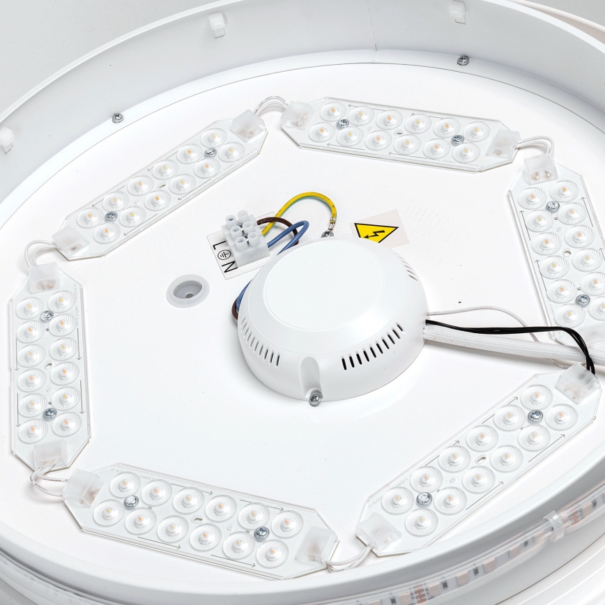 Aigostar - Luminaire RGBW à intensité variable salle de bain LED/27W/230V 40 cm Wi-Fi IP44