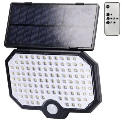 Aigostar - Luminaire solaire avec un détecteur de mouvement LED/2,4W/3,7V IP65