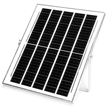 Aigostar - Lampe solaire LED 2xLED/70W/12V 12000 mAh 6500K IP65 Ø 20,5 cm + télécommande