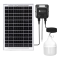 Aigostar - Luminaire solaire LED/70W/12V 6000 mAh 6500K IP65 Ø 12 cm + télécommande