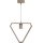 Aigostar - Lustre en bois sur câble 1xE27/60W/230V en pin