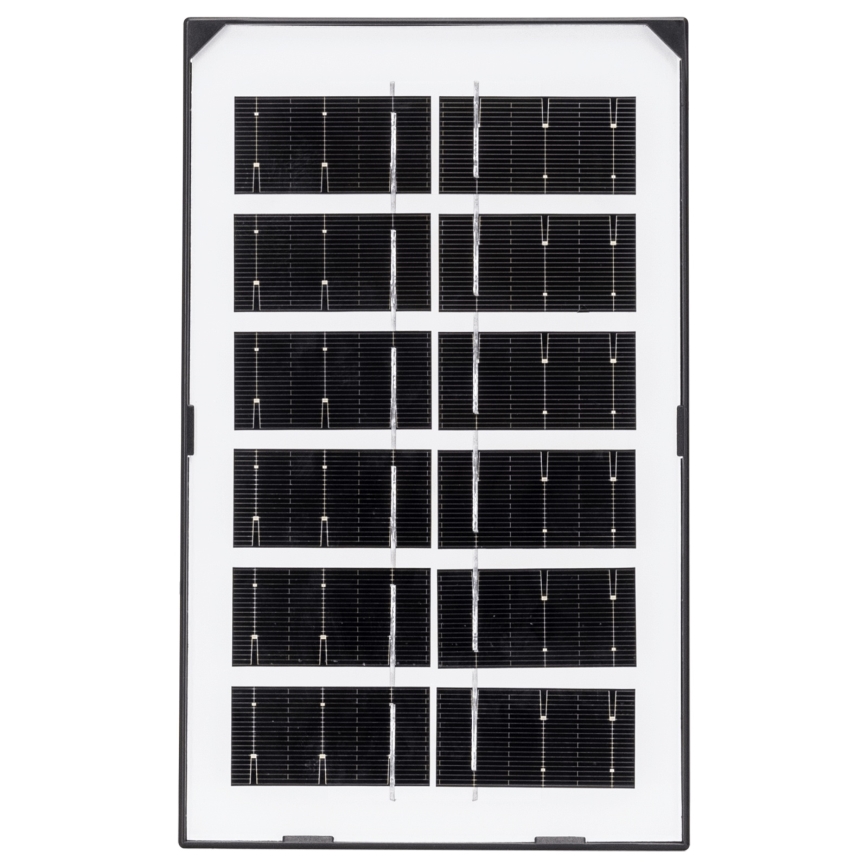 Aigostar - lustre solaire LED avec capteur, 35W/12V, batterie 3000 mAh, 6500K, Ø 15 cm + télécommande