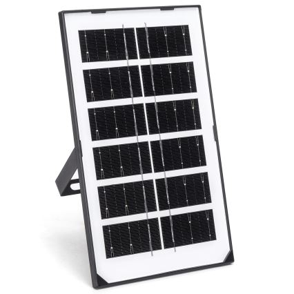 Aigostar - Lustre solaire LED avec capteur, 35W/12V, 3000 mAh, 6500K, IP65, Ø 10 cm + télécommande