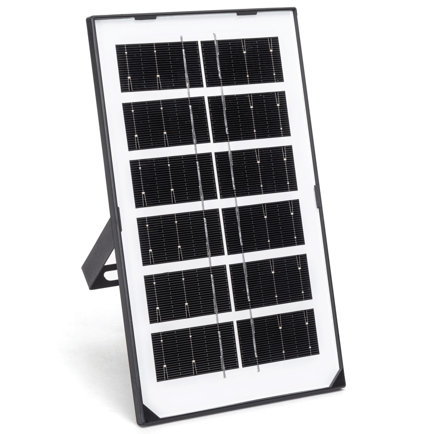 Aigostar - Lustre solaire LED avec capteur, 35W/12V, 3000 mAh, 6500K, IP65, Ø 10 cm + télécommande