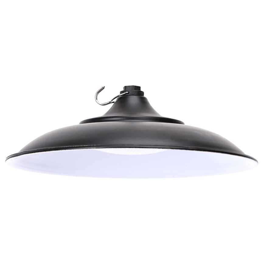 Aigostar - Lustre solaire LED avec capteur, 2 LEDs / 35 W / 12 V / 6000 mAh / 6500 K, Ø 15 cm + télécommande