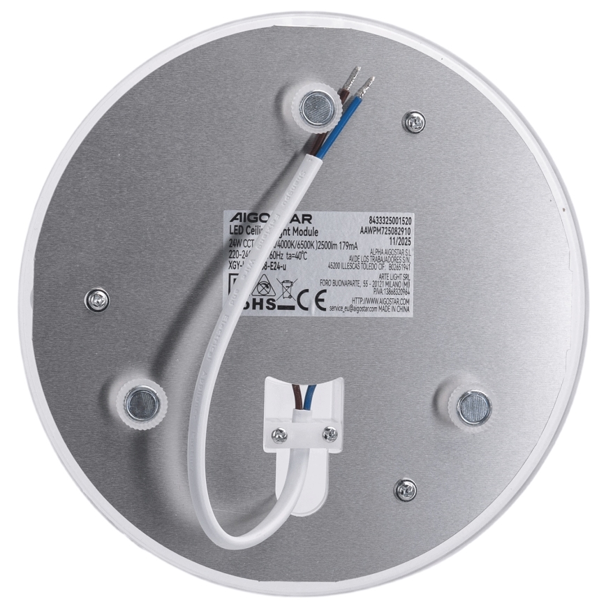 Aigostar - Module LED magnétique/24W/230V 3000/4000/6500K
