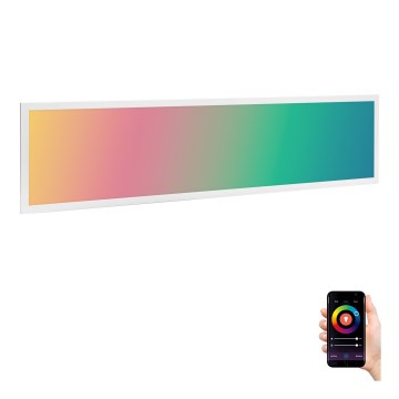 Aigostar - Panneau LED RGBW encastrable dimmable MESH LED/36W/230V 2700-6500K 120x30 cm
